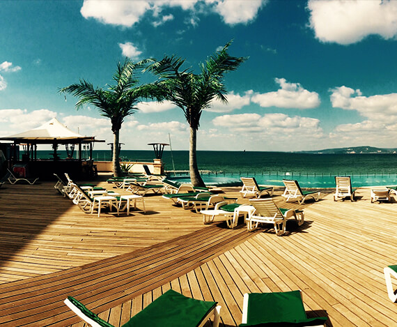 Hotel view of the sea